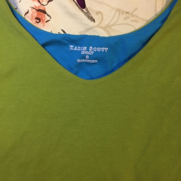 Green Tank Top - Activewear Top - Picture 2 of 3